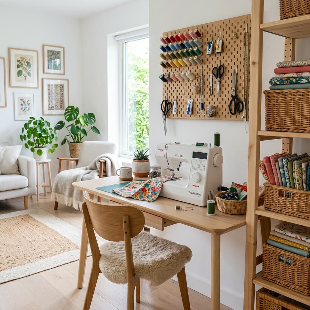 Comment aménager un coin couture dans son salon : Le guide gain de place