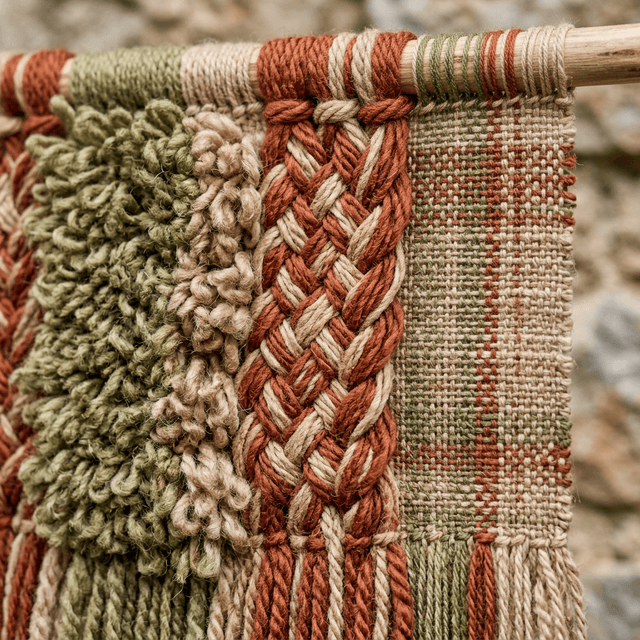 5 techniques de tissage mural pour ajouter du relief à vos créations